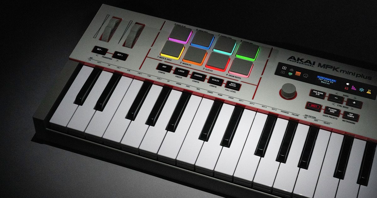Akai MPK Mini Plus II Announced: MIDI Keyboard Adds New MPC Controls ...
