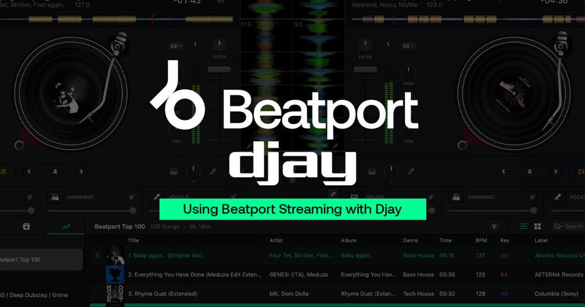 How to use Algoriddim djay with Beatport Streaming